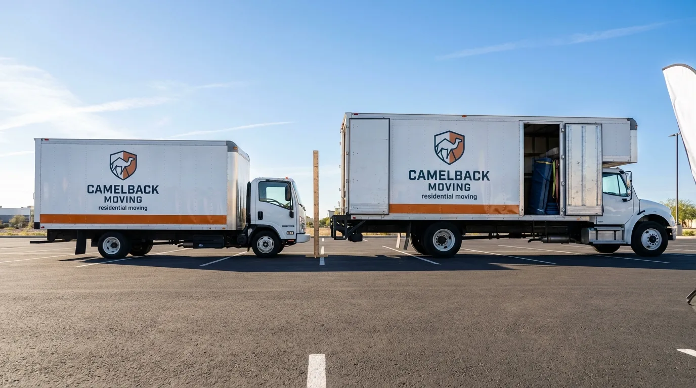 Moving truck size capacity guide in Ohkay Owingeh